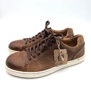 Børn Aden Slip-On Sneaker Lace Up Shoes Men's Rust Fullgrain Size US12M EU46